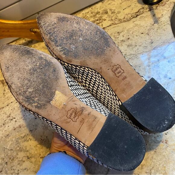 Tory Burch $300 King Cobra Pascal Smoking Pointed slip on Loafers Size 8 - Picture 7 of 13